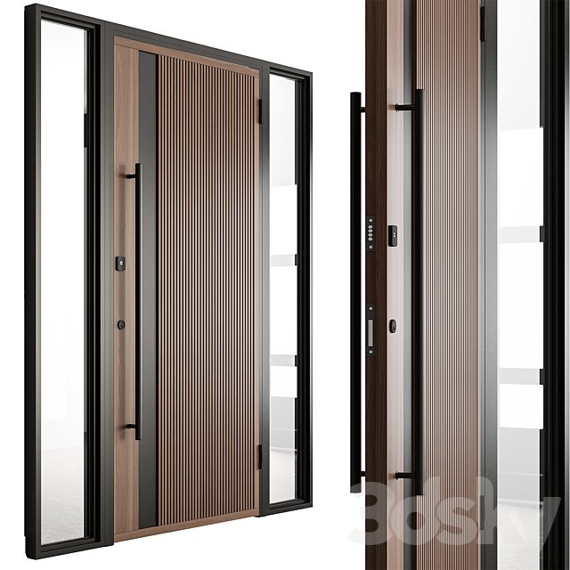 Wooden Front Door - Set 100