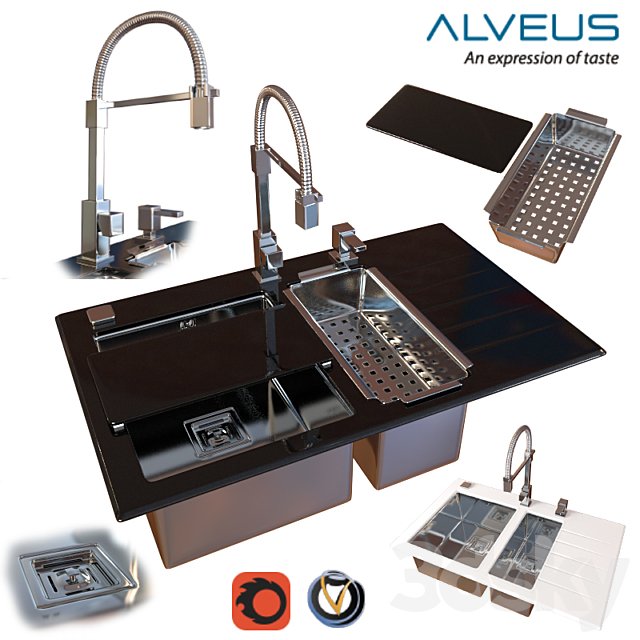 Wash kitchen Crystalix 20 (2 colors)
