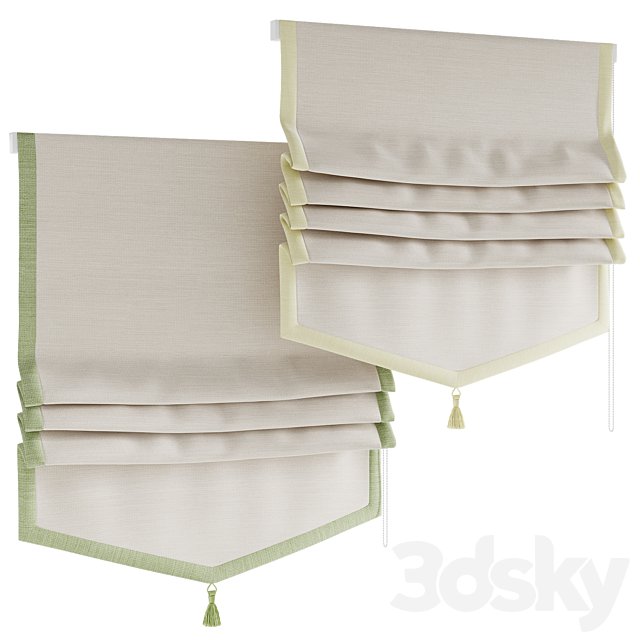Roman blinds for the children room