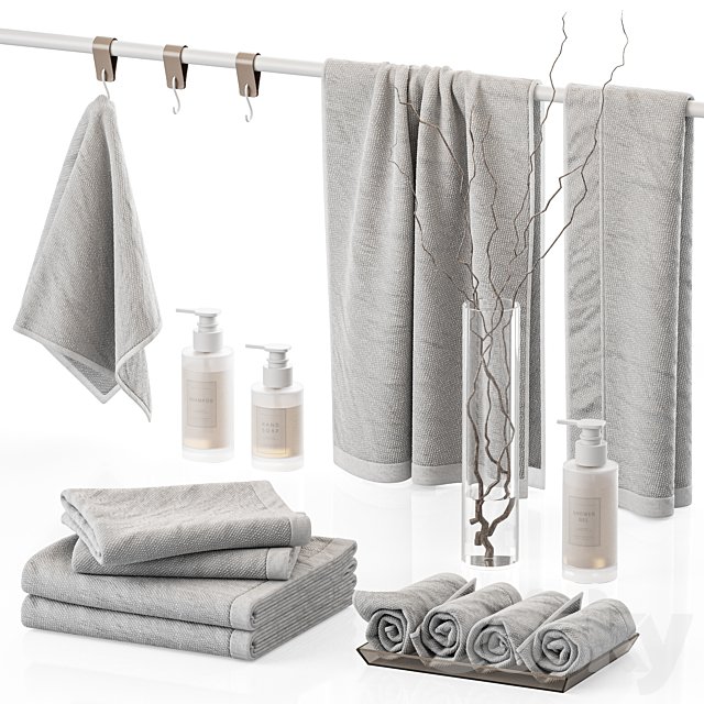 Decorative set for bathroom 04