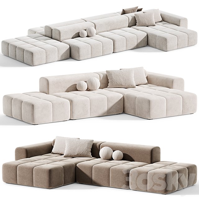Modular sofa Verdon By Retehome