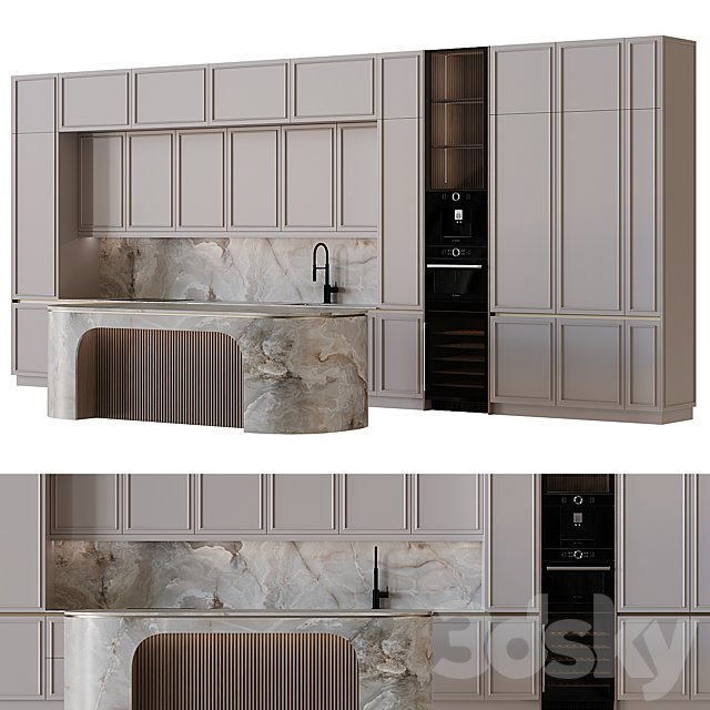Neoclassical style kitchen 65