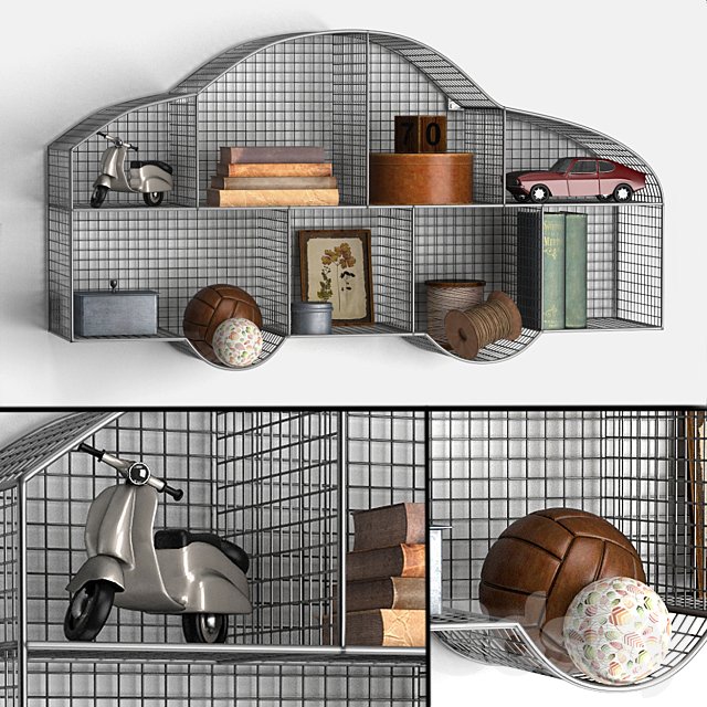 SHELF CAR ZINC