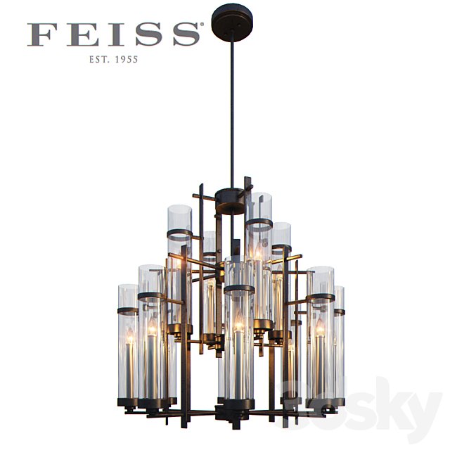 12 - Light Multi-Tier Chandelier
