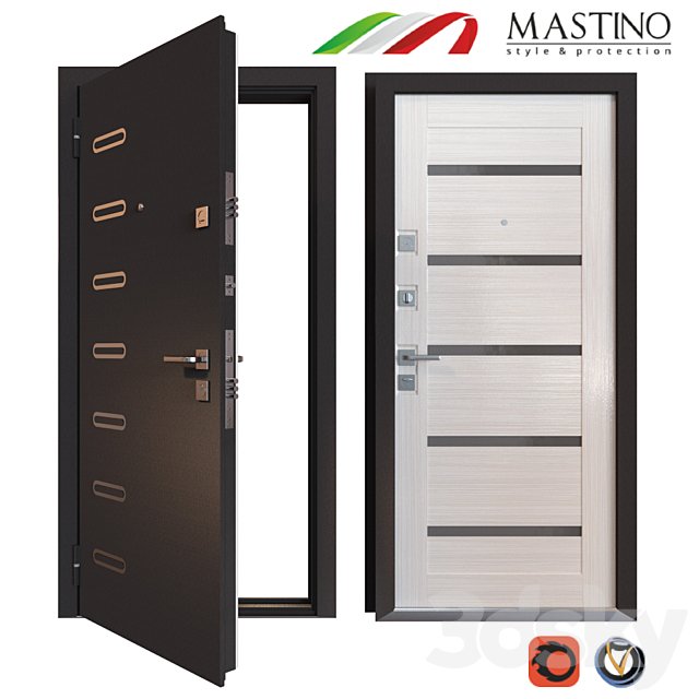 Input metal door MASTINO PONTE