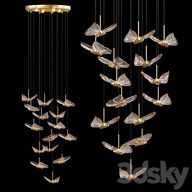 Chandelier Fly Butterfly