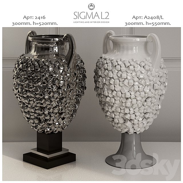 Sigma L2 art.2416, art.2408 / L - Vases