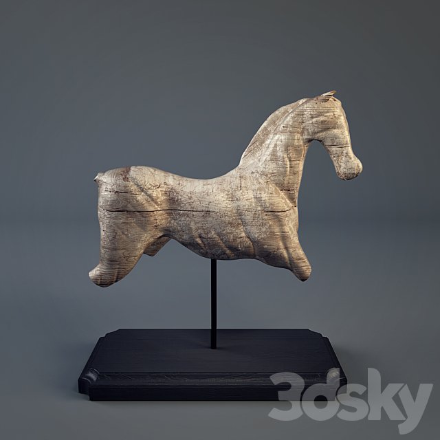 Statuette of a horse