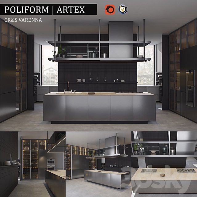 Kitchen Poliform Varenna Artex