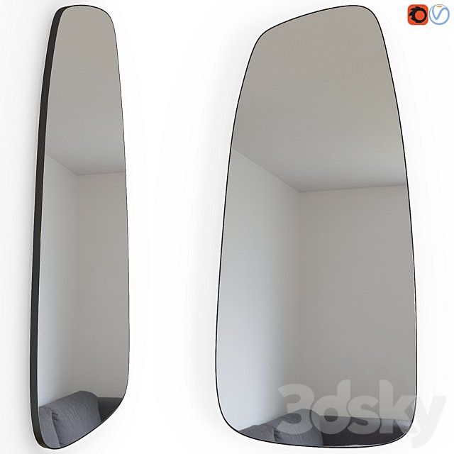 Edgar Extra illuminated shaped mirror