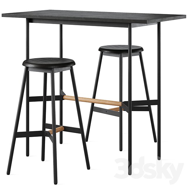 Bar table and chair Brent by divan.ru