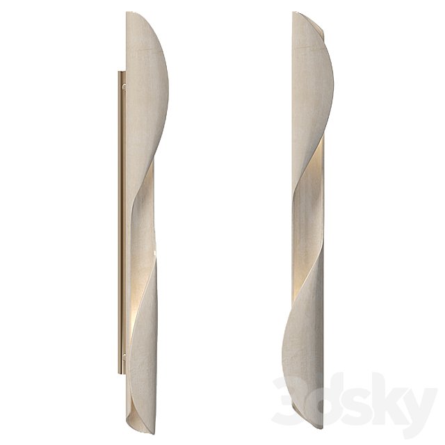 TORSADE CERAMIQUE WALL SCONCE