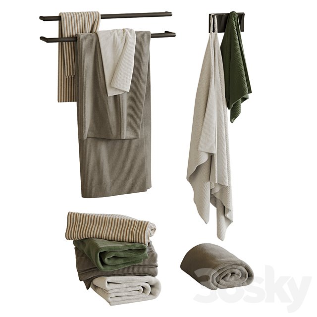 Waffle towels 2