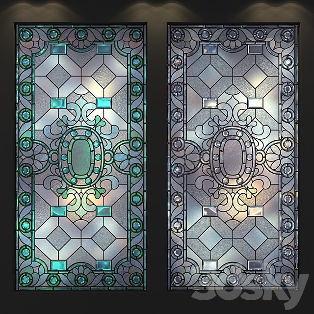 stained-glass window