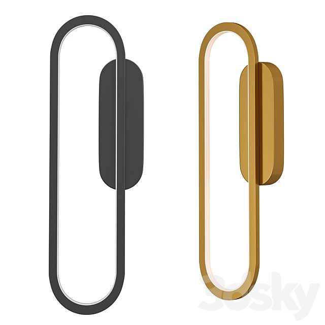 Wall lamp (Sconce) KLIPAS by Romatti, Brass
