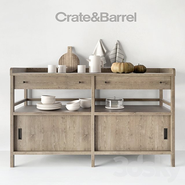 Brookline Grey Sideboard