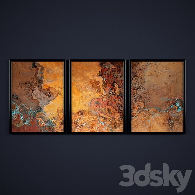 The collection of abstract paintings №6