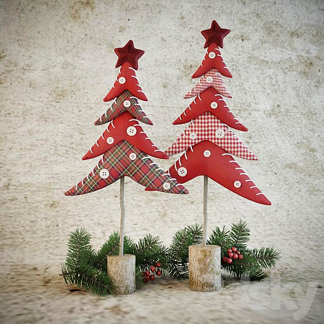 decorative Christmas trees