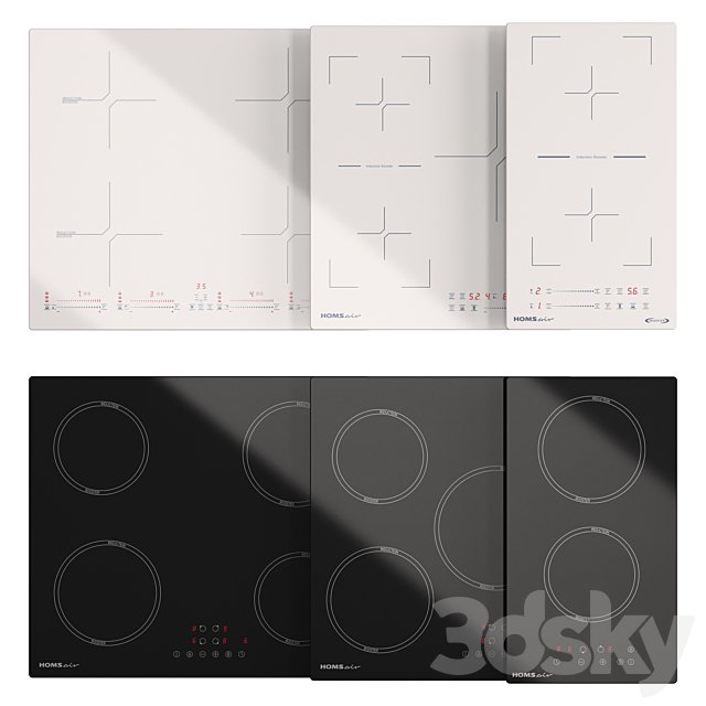 HOMSair induction hob set