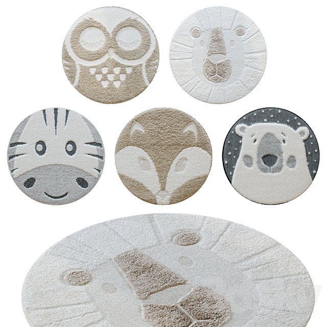 Set of children's carpets Benuta