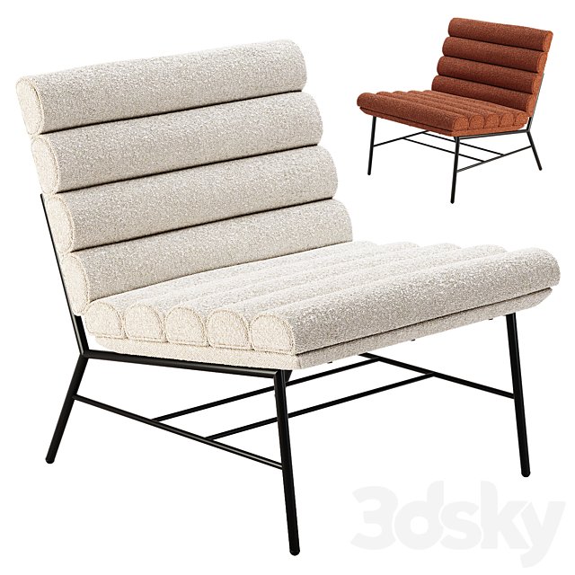 Pan Flute Armchair by Saba Italia