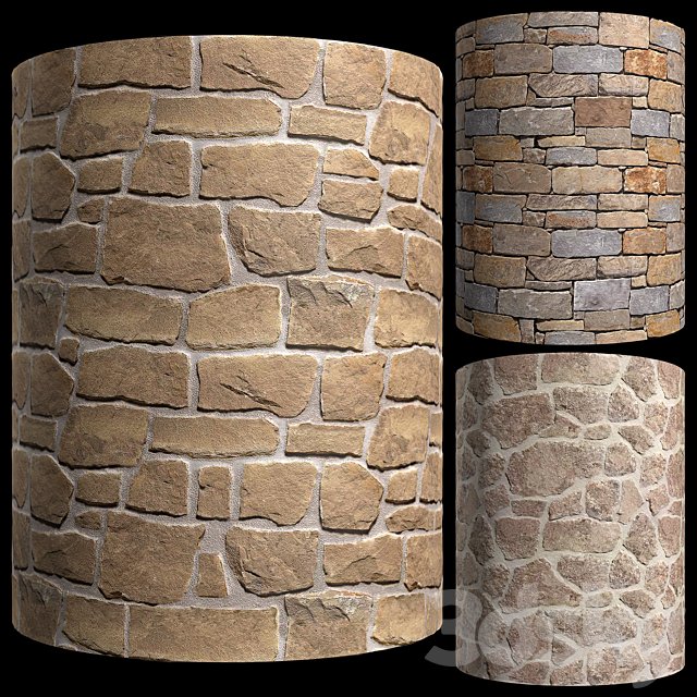 Rubble wall stone masonry