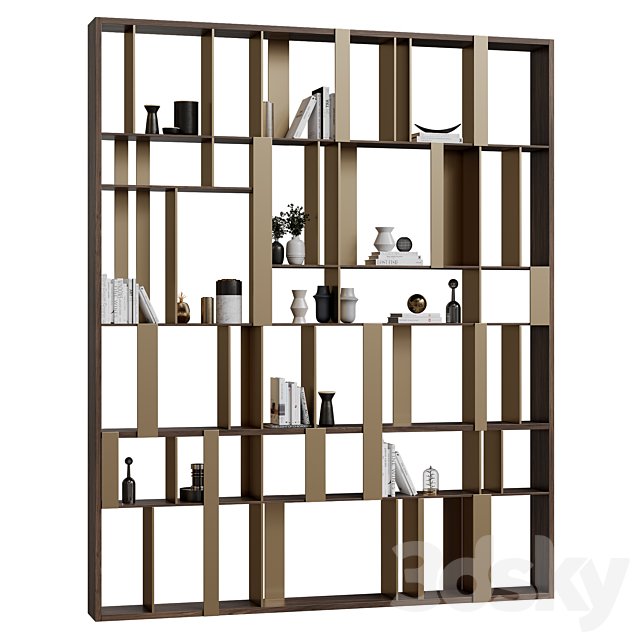 Shelf with decor 001