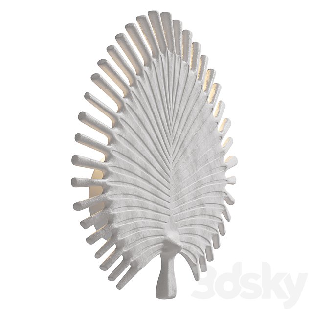 WHITE ALEXANDER SCONCE