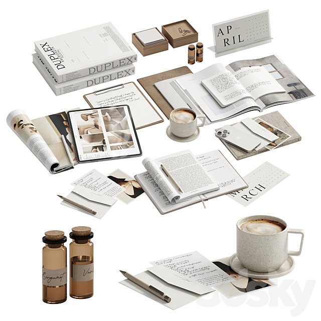White decor for the workplace