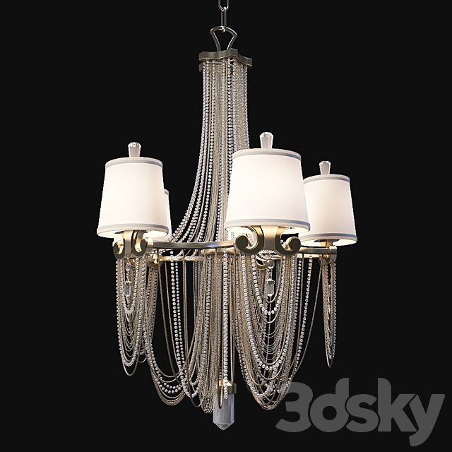 Corbett Lighting Five Light Chandelier
