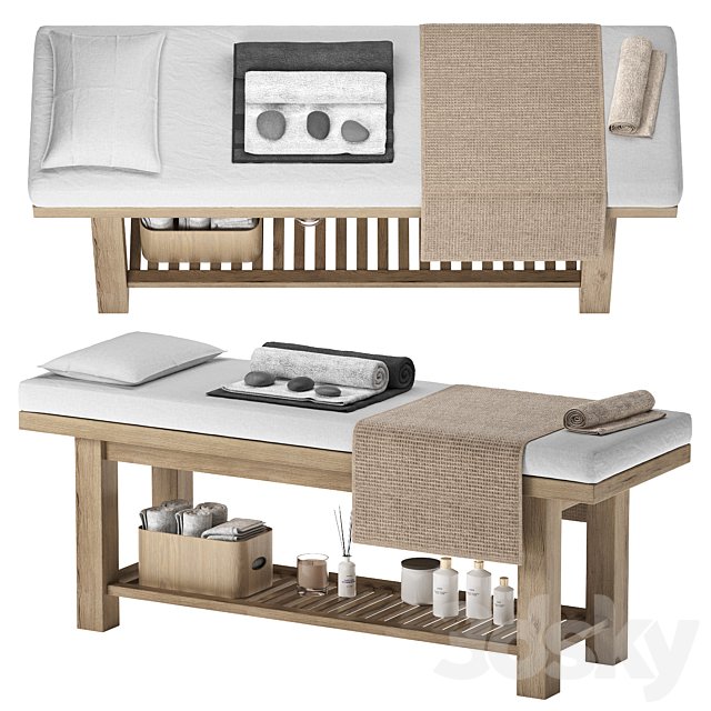 Massage table for SPA