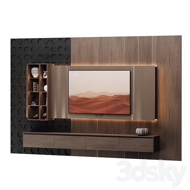 TV wall with Yandex TV station Pro 65