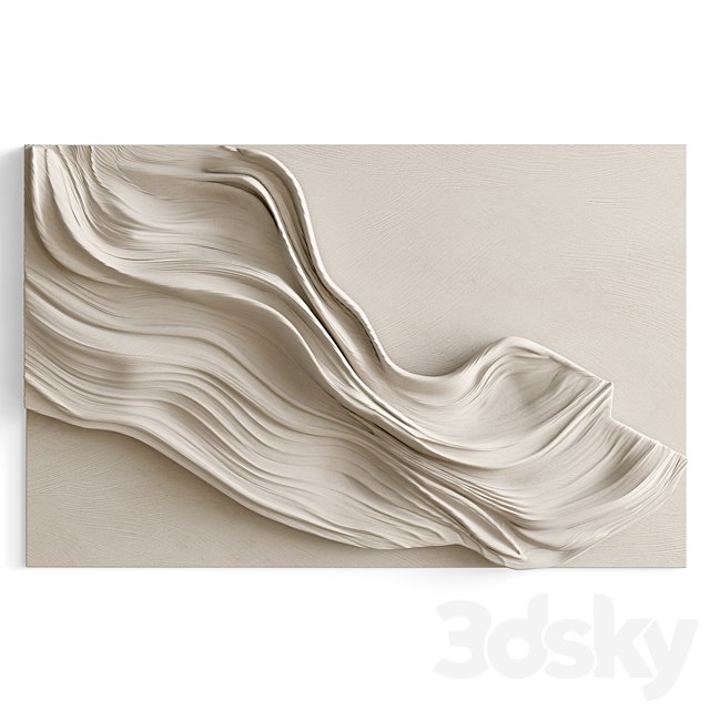 Panel with waves