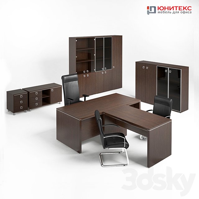Cabinet rukovodityalya Cosmo and chairs Apollo