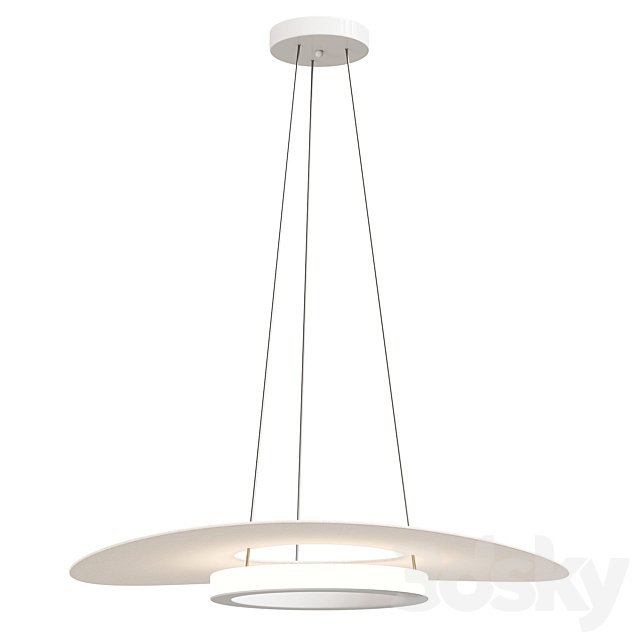 Modern Novelty Round Aluminum LED Pendant Light