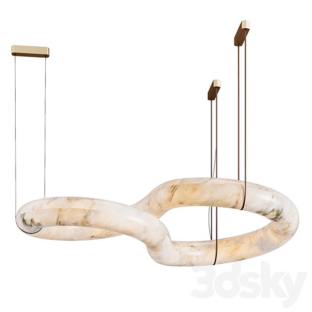 Pendant lamp Infinity8H from Atelier Alain Ellouz