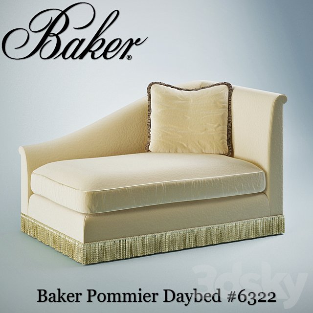 Baker Pommier Daybed # 6322