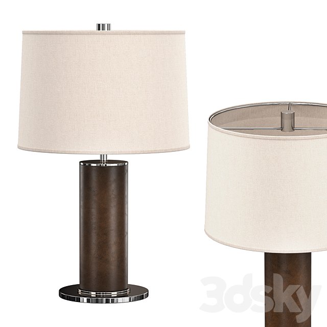Beckford Leather Table Lamp