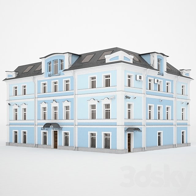 The building of Moscow Street. Big Glade, 2 / 10s7