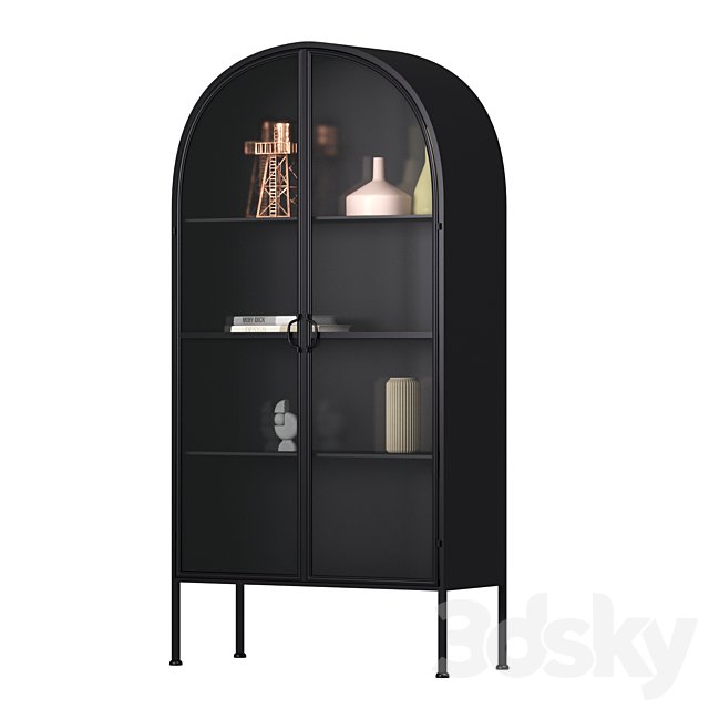 Ellos skap cabinet showcase with decor