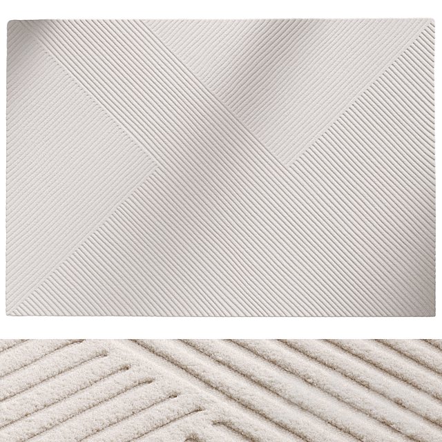 Wool Rug Yanis Ivory 3, Benuta