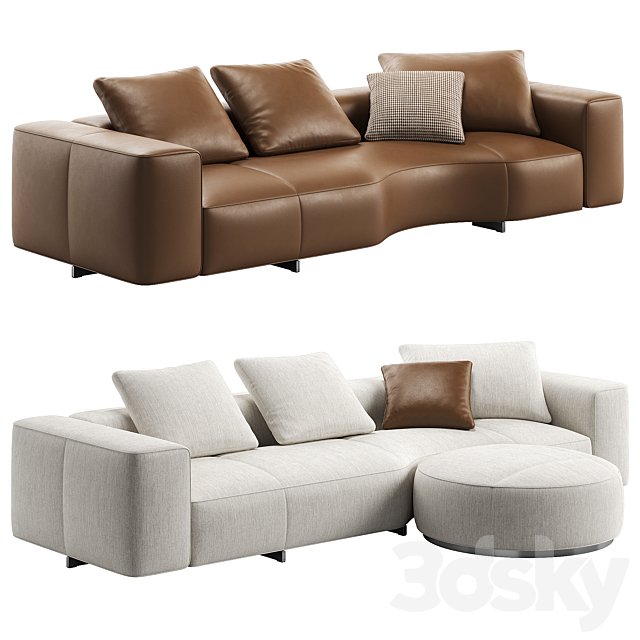 Yves Sofa 04 by Minotti