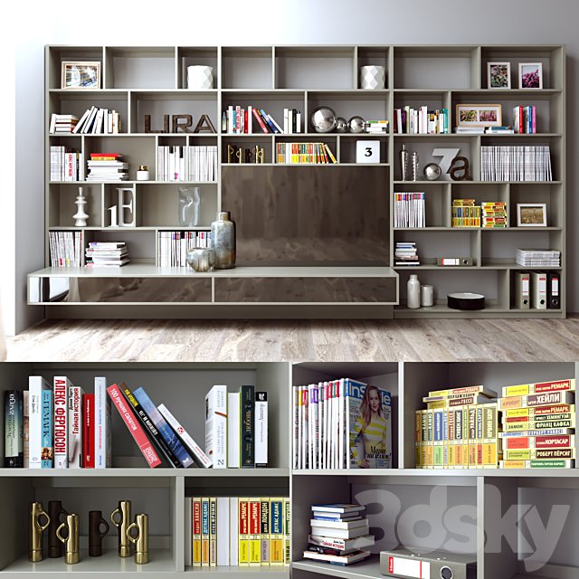 Flat rack with decor (101 + 52 log book in Russian)