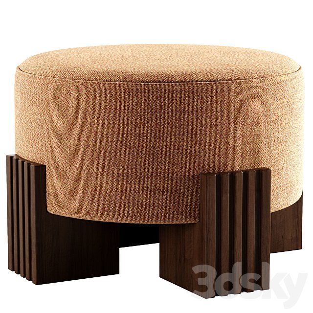 CLARK Awaken Type Low fabric stool By DOME DECO