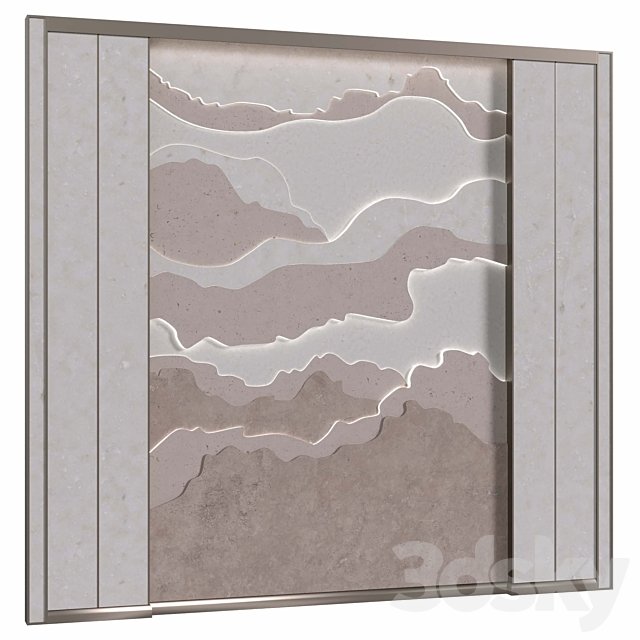 Headboard Stone wall panel