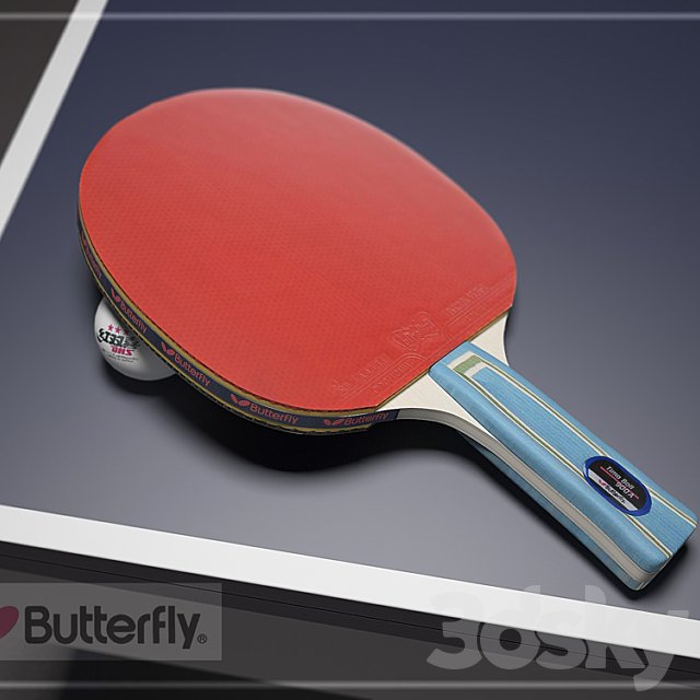 Butterfly table tennis racket