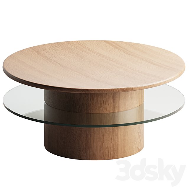 Tiered Coffee Table Round
