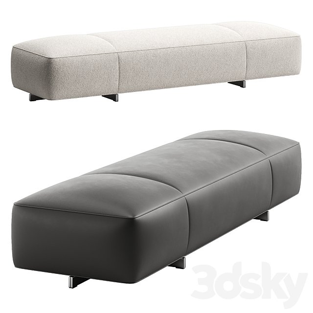 Yves Bench 2 by Minotti