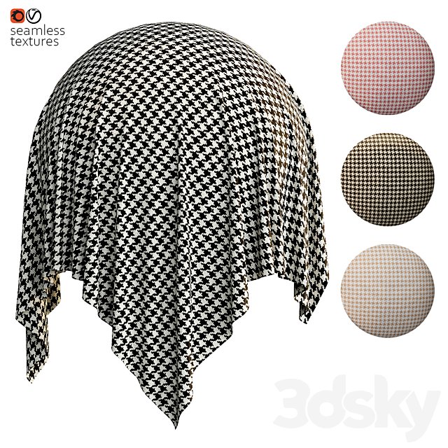 Seamless material Houndstooth