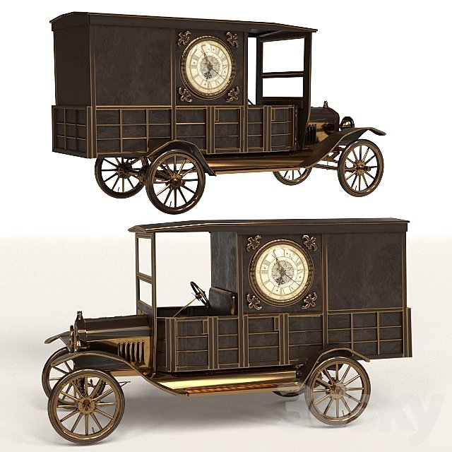 Retro car clock